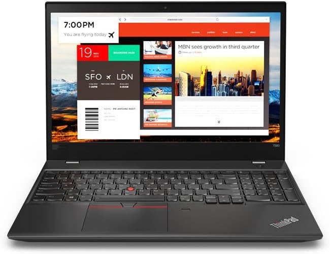Laptop LENOVO ThinkPad T580 8Th Gen 8GB 256 SSD