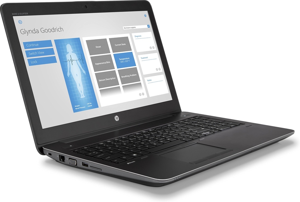 Laptop HP ZBook 15 G4 Mobile Workstation, 15.6" Xeon 16GB 256 SSD